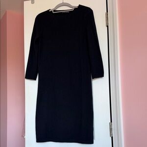 Cashmere dark blue Knit Dress